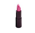 Lipstick on white background. pink colour Royalty Free Stock Photo
