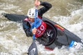 Canoe slalom - water sport Royalty Free Stock Photo