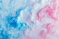 liquid abstract background, in delicate pastel pink and blue tones,the basis for the banner,the concept of creative design and Royalty Free Stock Photo