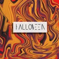 Liquid abstract background special Halloween party, good as the invitation card background