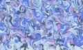 Liquid abstract texture. Swirling paint effect. Vector illustration. Marble abstract background. Blue, pink and purple colors Royalty Free Stock Photo