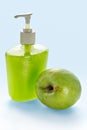 Liquid apple cream soap