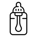 Liquid atomizer icon outline vector. Vape cigarette