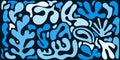 Liquid Cartoon Blob Shapes. Monochrome Liquid Organic Blobs. Wavy geometric stains with vibrant colors. Abstract and