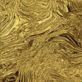 Liquid Chrome Gold Metallic Texture
