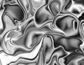 Liquid chrome shiny metallic dreams 1 Royalty Free Stock Photo