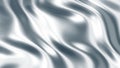 Liquid chrome waves background, shiny and lustrous metal pattern texture 3D illustration