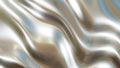 Liquid chrome waves background, shiny and lustrous metal pattern texture, silky 3D illustration