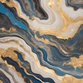liquid of color dourado and white painting on a surface Royalty Free Stock Photo