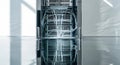 Liquid-cooled server rack cascades water cooling data Royalty Free Stock Photo