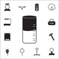 liquid density metericon. measuring elements icons universal set for web and mobile
