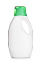 Liquid detergent in a plastic bottle