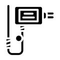 liquid flow switch glyph icon vector illustration Royalty Free Stock Photo