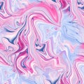 Liquid and fluid marble texture, seamless pattern, colourful pastel paint, mix colors, abstract background Royalty Free Stock Photo