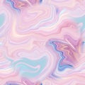 Liquid and fluid marble texture, seamless pattern, colourful pastel paint, mix colors, abstract background Royalty Free Stock Photo