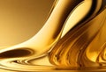 Liquid Gold Glamour Blurred Elegance with Copy Area - Mockup Template for a Luxurious and Stunning Showcas Generative AI