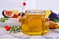 Liquid golden honey Royalty Free Stock Photo