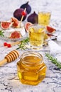 Liquid golden honey Royalty Free Stock Photo