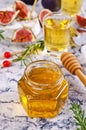 Liquid golden honey Royalty Free Stock Photo