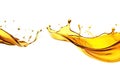 Liquid honey splash. Oil or orange juice splash. Generative AI Royalty Free Stock Photo