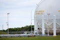 Liquid Hydrogen Storage Tank Royalty Free Stock Photo