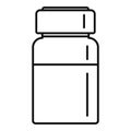 Liquid injection icon, outline style