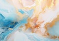 Liquid marble painting background design with gold glitter dust texture Royalty Free Stock Photo