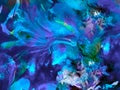 Liquid marble texture. Fluid art. Abstract painting, background for wallpapers, posters, cards, invitations, flyer Royalty Free Stock Photo