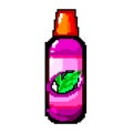 liquid mouthwash game pixel art vector illustration Royalty Free Stock Photo