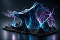Liquid Neon Punk: A Futuristic Dive into Nano Technology Advancement and Information Technology Brilliance