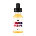 Liquid nicotine bottle