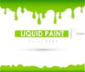 Liquid paint background or frame Royalty Free Stock Photo