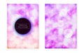 Liquid Pattern. Memphis Dots. Summer Flyer. Violet Soft Fluid. G