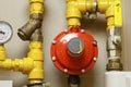 Liquid petroleum gas LPG pipe line and safety valve