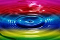 Liquid rainbow Royalty Free Stock Photo