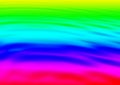 Liquid rainbow with ripples