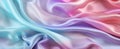 liquid Rainbow Wavy Satin for textures Isolated background