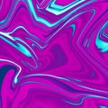 Liquid Saber Punk Neon Abstract Marble Texture