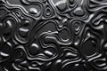 Liquid silver and black metal Abstract background. Liquid marble pattern