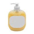 Liquid Soap Dispencer with Soap and Blank Label for Your Design