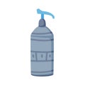 Liquid Soap in Dispenser Bottle as Bathroom Personal Item Vector Illustration