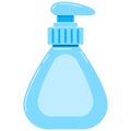 Liquid soap dispenser vector icon isolated on white background. Royalty Free Stock Photo