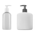 Liquid soap pump bottle. Shampoo dispenser packaging Royalty Free Stock Photo