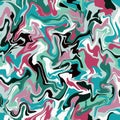 Liquid Swirl abstract geometric wavy texture with random shapes and lines in contrasting colors