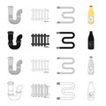 Liquid, tools, equipment, plumbing and other web icon in cartoon style.Mole, sanitary, liquid, icons in set collection.