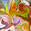 Liquid vector art. Creative background Royalty Free Stock Photo
