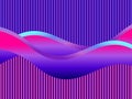 Liquid wave violet color. Modern trend background. Synthwave futuristic background. Retrowave. Vector