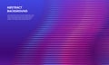 Liquid wave violet color. Modern trend background. Synthwave futuristic background. Vector illustration