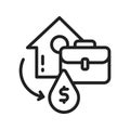 Liquidity icon vector image.