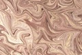 Liquify Abstract Pattern With LightPink And Seashell Graphics Color Art Form. Digital Background With Liquifying Flow